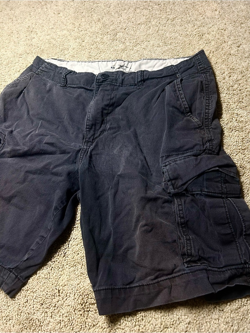 Old Navy Men’s Size 33 Built-In Flex Cargo Shorts Dark Navy